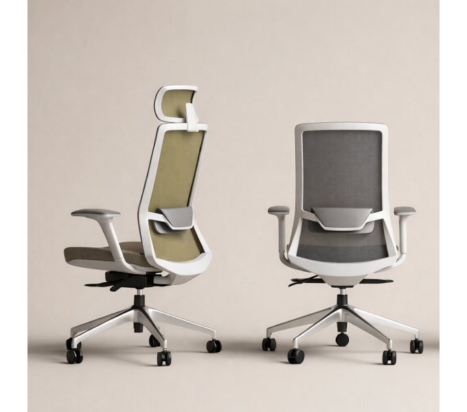 Офисное кресло KANO Polestar HB (EJX80.SW) Gray (B-MA06&W-SD06)