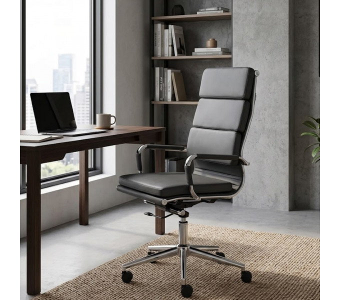 Офисное кресло ERGO Nova Soft HB Black