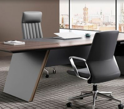 Офисное кресло KANO Depa HB Leather (EDP94-2.SC) Gray (Z11-002)