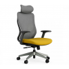 Офисное кресло KANO Yudon HB (EYD81.SW) Grey+Yellow (W-DB02+BP-MP04)