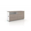 Офисный шкаф KANO Noqi (FXG15L.12) Brown&White (CF09&CF05)