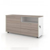 Офисный шкаф KANO Noqi (FXG15L.12) Brown&White (CF09&CF05)