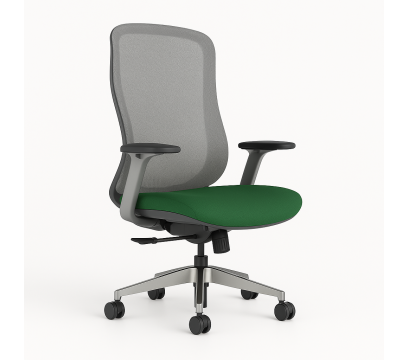 Офисное кресло KANO Yudon MB (EYD61.SW) Gray+Green (W-DB02&BP-MP06)