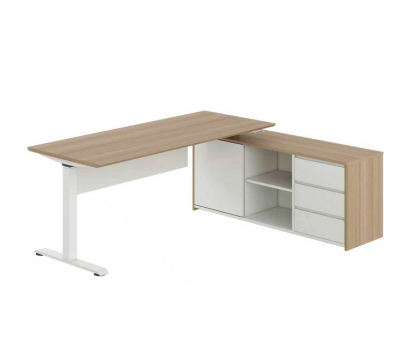 Офисный стол с электроприводом KANO iTech (FKT80R-2.18) Brown (CF09)