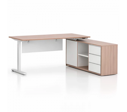 Офисный стол с электроприводом KANO iTech (FKT80R-2.18) Brown (CF09)