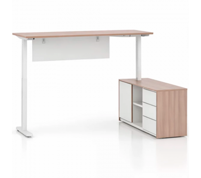 Офисный стол с электроприводом KANO iTech (FKT80R-2.18) Brown (CF09)
