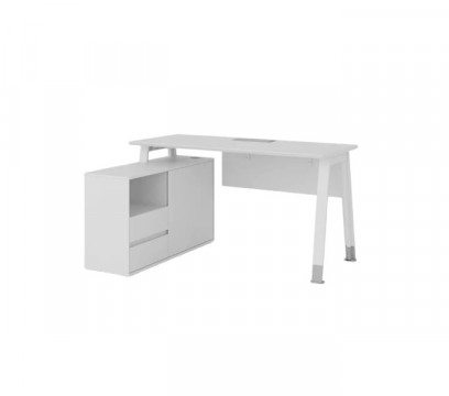 Офисный стол KANO Noqi (FNQ80L.16BJ) White (CF09)