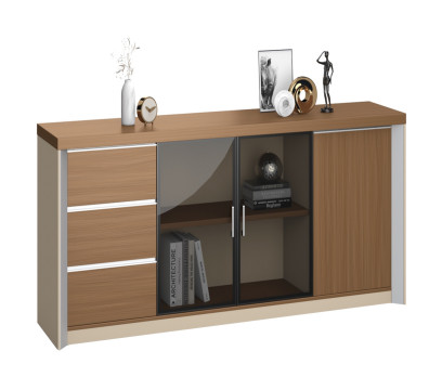 Офисный шкаф DIOUS  (DG28-S0520) DA26 USA  Walnut DB30 Elegance Gray