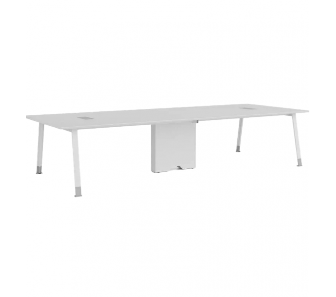 Стол для переговоров KANO Noqi (FNQ72.36BJ) Brown&White (CF05)