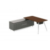 Стол руководителя KANO Gaddi (MGD80L.20) Brown (CY07)