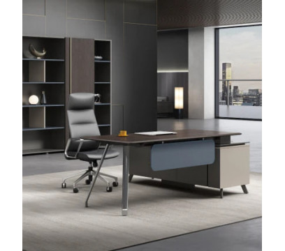 Стол руководителя KANO Gaddi (MGD80L.20) Brown (CY07)