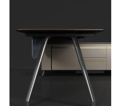 Стол руководителя KANO Gaddi (MGD80L.20) Brown (CY07)