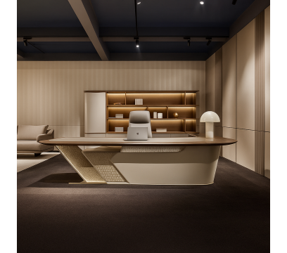 Стол руководителя KANO Piano (MPY81L.24) Brown (CY25)