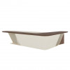 Стол руководителя KANO Piano (MPY81L.24) Brown (CY25)