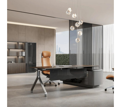 Стол руководителя KANO  (MGR80L.21) Brown (CY20)