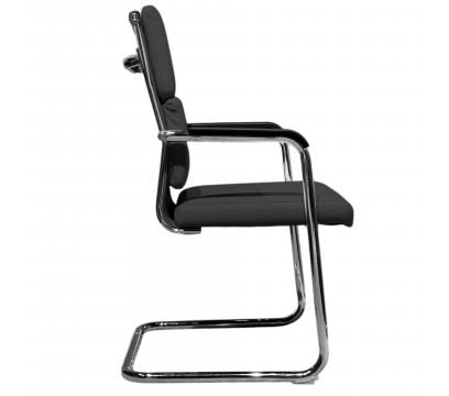 Кресло для посетителей ERGO Wolf CF Black