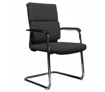 Кресло для посетителей ERGO Wolf CF Black