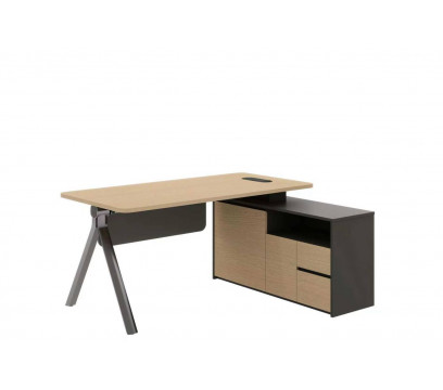 Стол руководителя KANO Maddi (FMD80L.16) Beige (CF60)