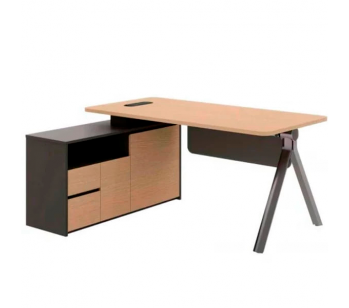 Стол руководителя KANO Maddi (FMD80L.16) Beige (CF60)