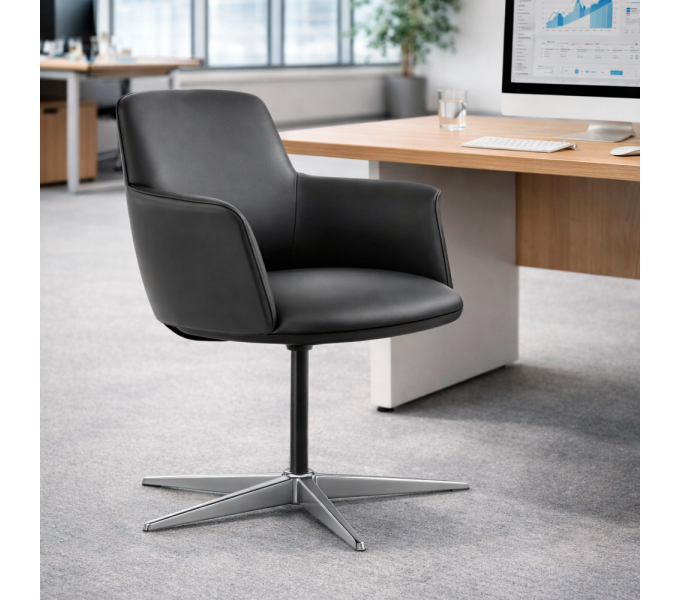 Кресло для персонала KANO Amy CF (EAM95.BT) Black (Z13-006)