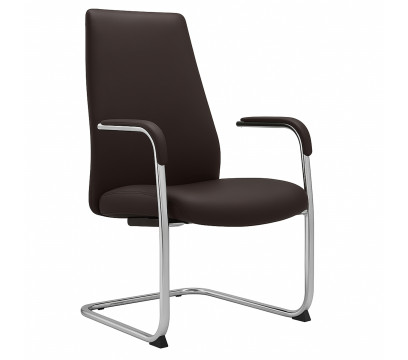 Кресло для посетителей ERGO Wenix CF Brown