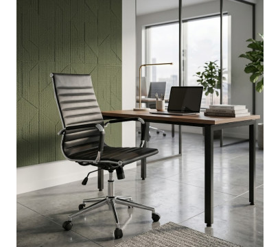 Офисное кресло ERGO Nova Slim MB Black