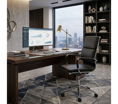 Офисное кресло ERGO Nova Soft MB Black