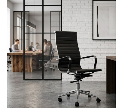 Офисное кресло ERGO Nova Slim HB Black