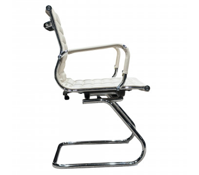 Кресло для посетителей ERGO Nova Slim CF White