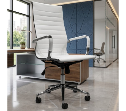Офисное кресло ERGO Nova Slim HB White