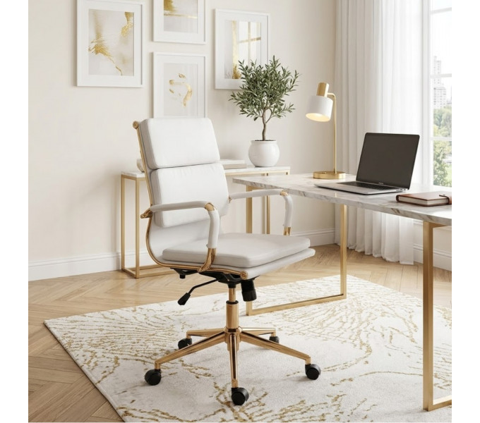 Офисное кресло ERGO Nova (Gold) Soft MB White