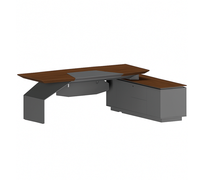 Стол руководителя KANO (MLS80R.24) Brown (CY07)