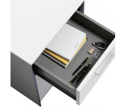 Тумба мобильная KANO Noqi (FXG17.04) Brown&White (CF01&CF05)