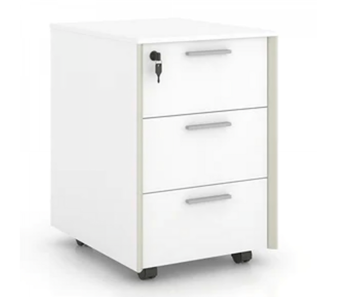 Тумба мобильная KANO Noqi (FXG17.04) Brown&White (CF01&CF05)