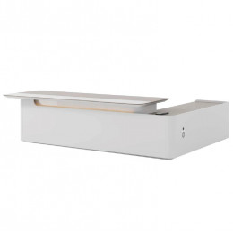 Стол руководителя DIOUS Daier (DDE-D0128-L) White-Brown