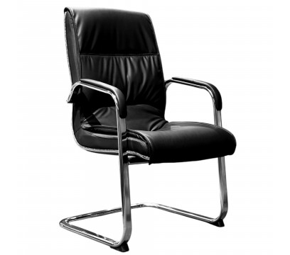 Кресло для посетителей ERGO Caro CF Black