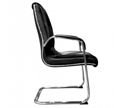 Кресло для посетителей ERGO Caro CF Black