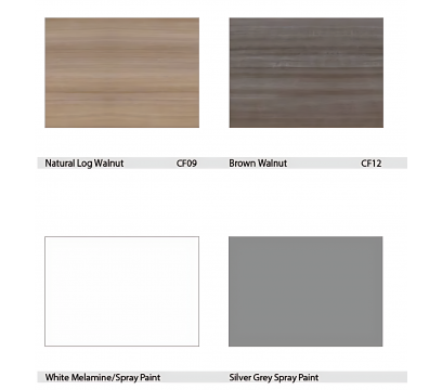 Бенч стол четырехместный KANO Noqi (FNQ62.14MJ) Brown&White (CF09)