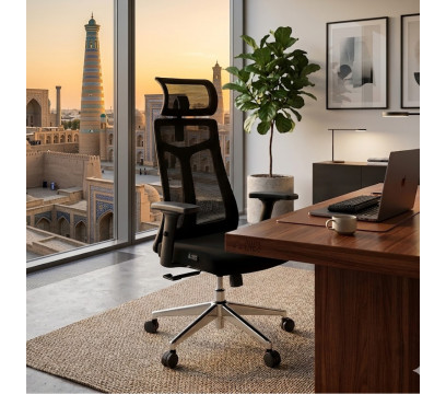 Офисное кресло ERGO Conrad HB Black