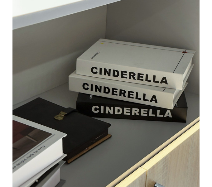 Шкаф для книг ERGO Middle-120 (SM) Белый/Ясень шимо