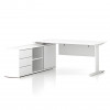 Офисный стол с электроприводом KANO iTech (FKT80L.2.20) White (CF05)