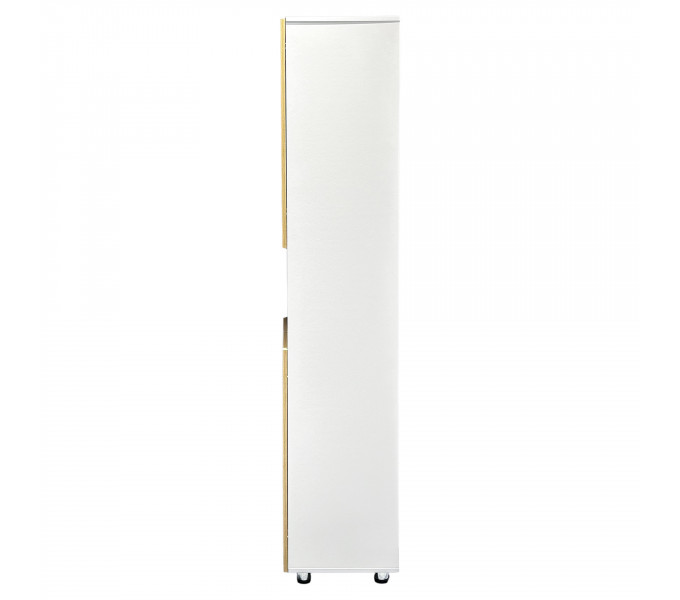 Шкаф для книг ERGO Hight-80 Duble (SM) Белый/Дуб санома