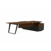 Стол руководителя KANO Quzzi (MQZ80L.20) Brown (CY07)