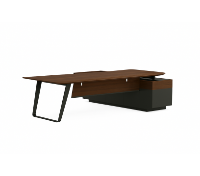 Стол руководителя KANO Quzzi (MQZ80L.20) Brown (CY07)