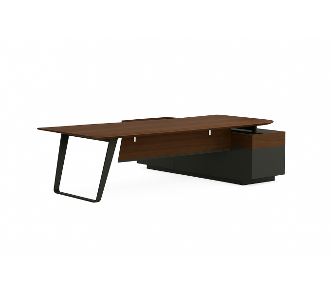 Стол руководителя KANO Quzzi (MQZ80L.20) Brown (CY07)