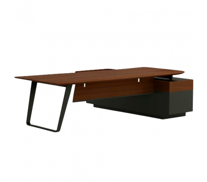 Стол руководителя KANO Quzzi (MQZ80L.20) Brown (CY07)