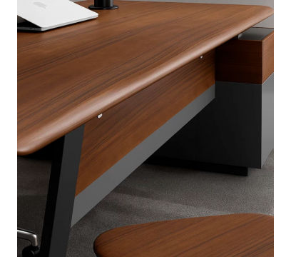 Стол руководителя KANO Quzzi (MQZ80L.20) Brown (CY07)