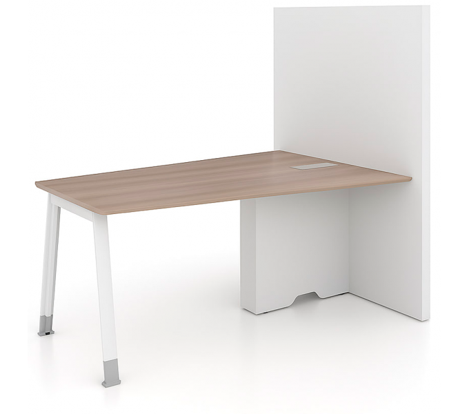 Стол для переговоров KANO Noqi (FNQ73.16BJ) Brown&White (CF09)