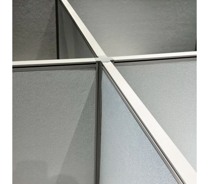 Офисный стол четырехместный ERGO Norris 10 Gray