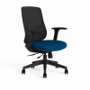 Офисное кресло KANO Y2 MB (EY262.SW) Black + Blue Seat